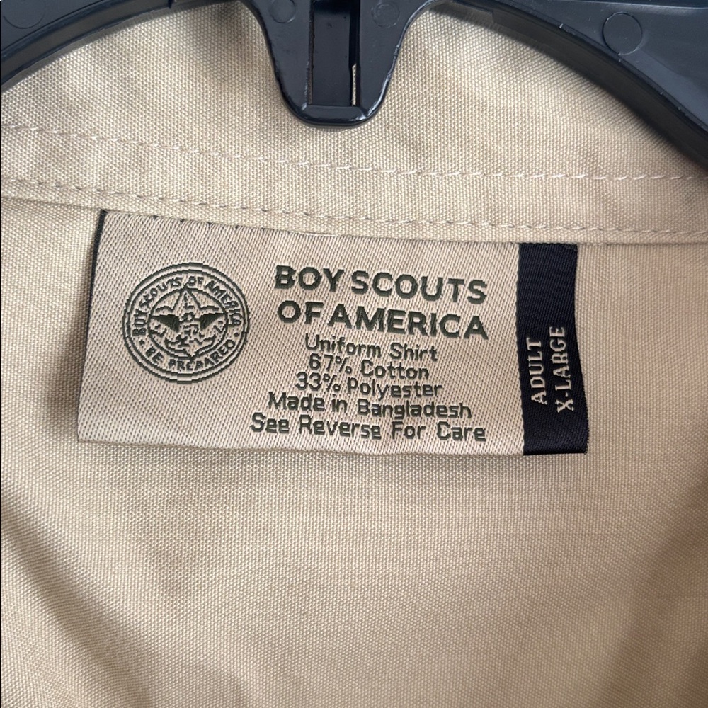 BSA | Tan Boy Scouts of America Shirt with Patches Sz XL - Picture 11 of 17